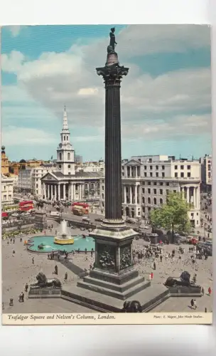 BF30796 trafalgar square london uk front/back image