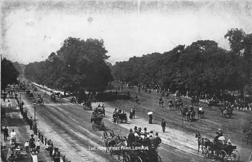 BF34588 the row hyde park london uk front/back scan