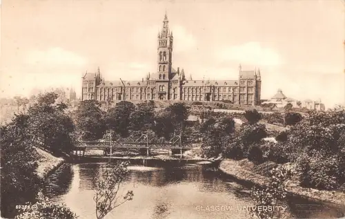 uk39527 glasgow university scotland real photo uk lot 22 uk