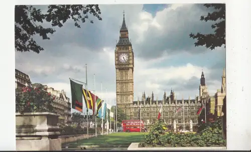 BF30459 big ben and the house of parliament london UK front/back image