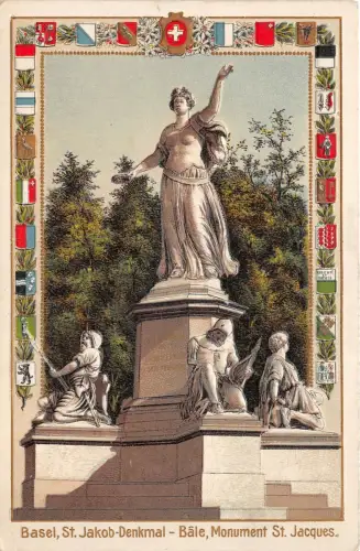 Lot182 Baselballen Schweiz St Jakob Denkmal geprägt