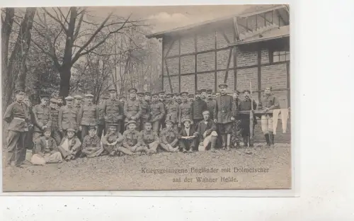 B82175 wahn kriegsgefangene englander mit dolmetscher germany front back image
