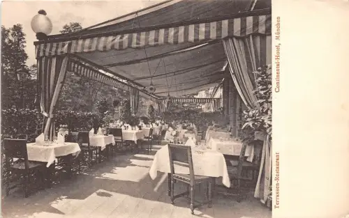 B76254 Germany München Continental Hotel Terrassen Restaurant