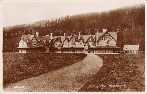 uk38615 mar lodge braemar scotland real photo uk lot 18 uk