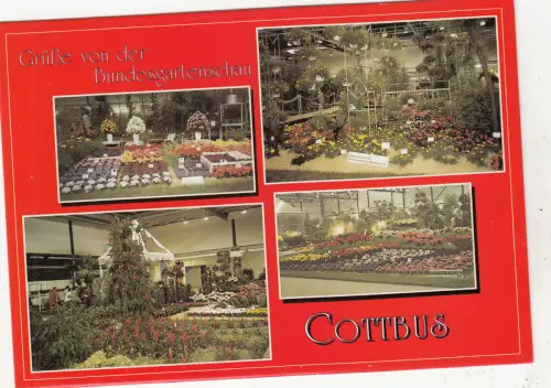 BG12436 grusse von der bundesgartenschau cottbus germany