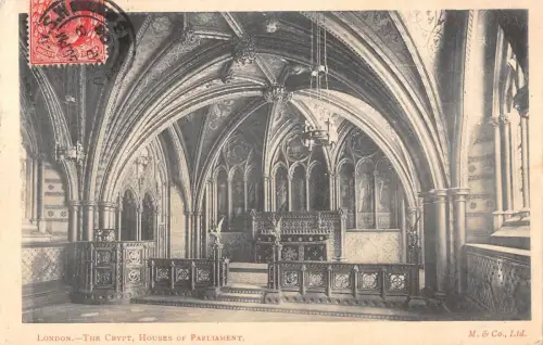 BR80637 london the crypt houses of parliament uk