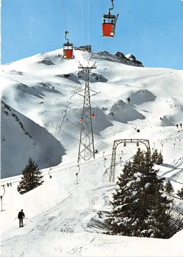 BG18021 Seilbahn Kabinenbahn Tannenbodenalp Maschgachamm Schweiz