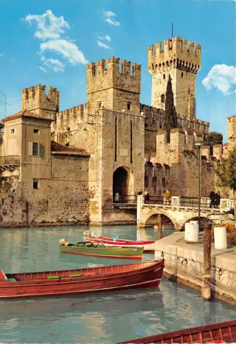 B67583 Italia Sirmione Das Schloss Lago di Garda italy