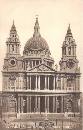 bg24516 london st paul s cathedral west front uk PCA