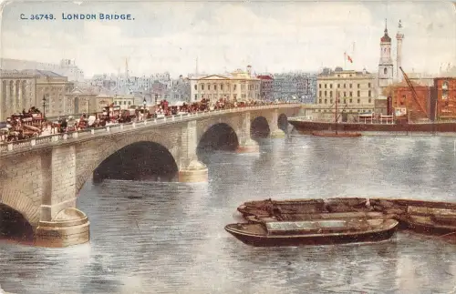 BR94300 London Bridge Postkarte UK