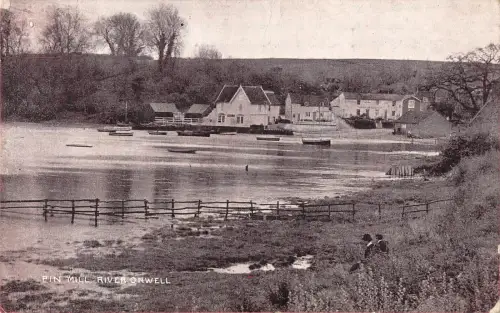 uk33148 pn mill river orwell real photo uk