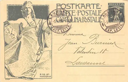 BF36503 Schweiz Einweihung du Monument Memorial Dela Fondation