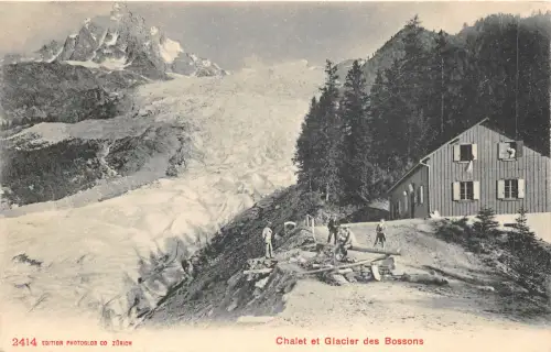 br106881 chalet et glacier des bossons switzerland