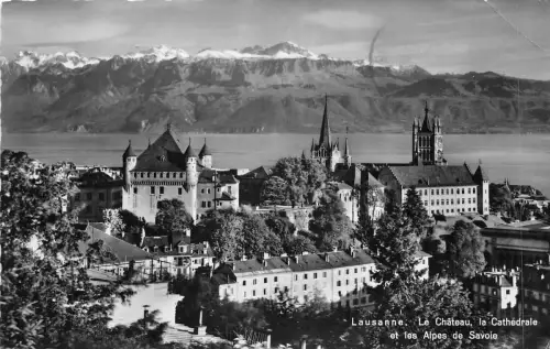Lot 39 lsausane le chateau la cathedrale alpes de savoie Echtfoto Schweiz