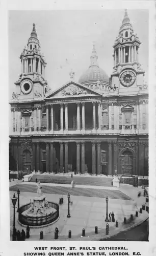 B93621 west front st paul s cathedral uk london echtfoto