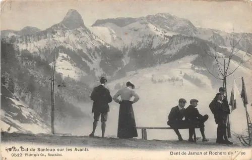 Lot177 an der Ecke Sonloup an den Fronten Dent de Jaman Felsen Schweiz