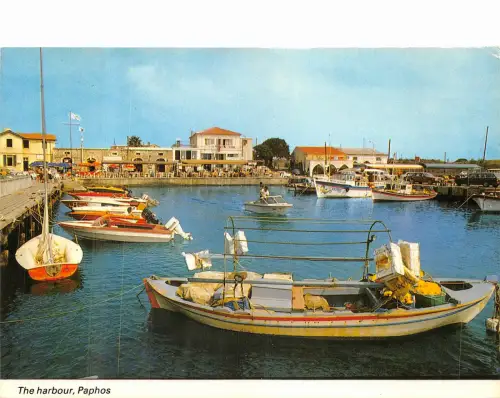 Lot 1 Zypern Paphos das Hafenboot