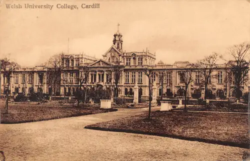 uk39421 welsh university college cardiff wales real photo uk lot 22 uk