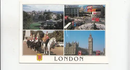 BF30406 London Multi Views Bus UK Front/Back Bild