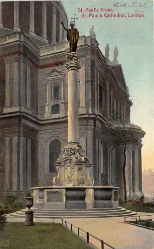 B85503 st paul s cross st paul s cathedral london uk