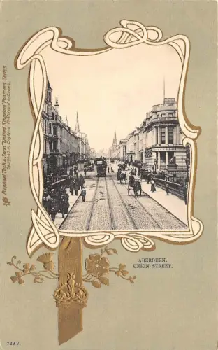 BR64580 Aberdeen Union Street Embossed Scotland