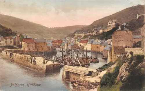 BR64473 Polperro Hafenschiff Bateaux UK