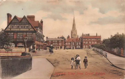 BR64537 Newark View from Trent Bridge UK