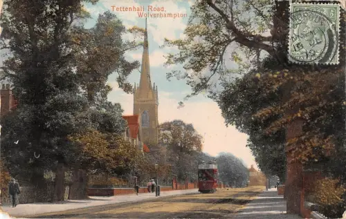 BR81268 Tattenhall Road Wolverhampton Double Decker Tramway UK TCV