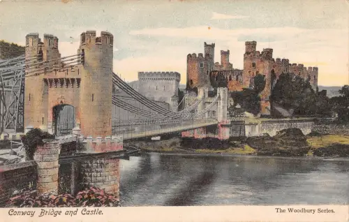 uk38496 conwy castle and bridge wales uk lot 17 uk