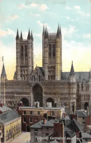 uk38425 west front lincoln cathedral uk lot 17 uk