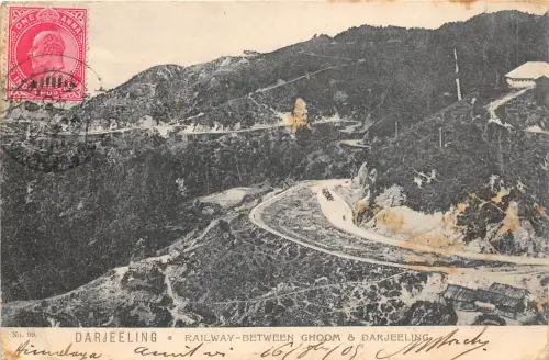 uk41718 railway between ghom and darjeeling india train TCV