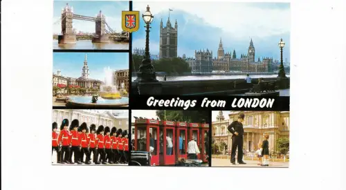 BF12788 Multi Views London United Kingdom Front/Back Bild