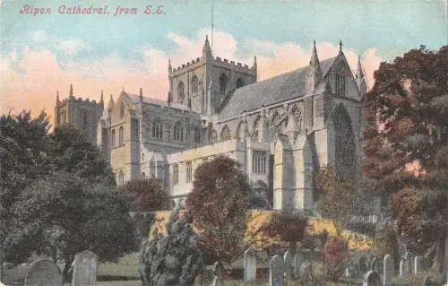 uk38538 cathedral from se ripon uk lot 17 uk