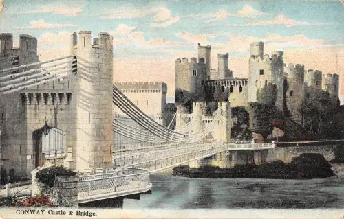 uk38501 conwy castle and bridge wales uk lot 17 uk
