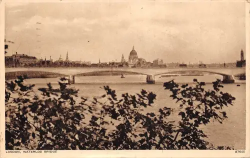 BR65189 london waterloo bridge uk