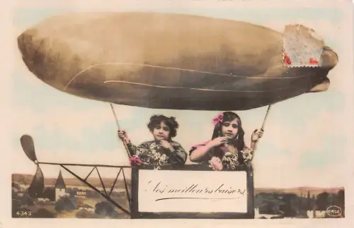 us7417 nos mellieurs baisers zeppelin france surrealisme fantasy girls gruß