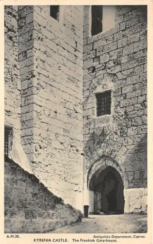 uk43074 kyrenia castle frankish gate house cyprus