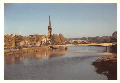 uk36405 perth bridges over river tay scotland uk lot 6 uk