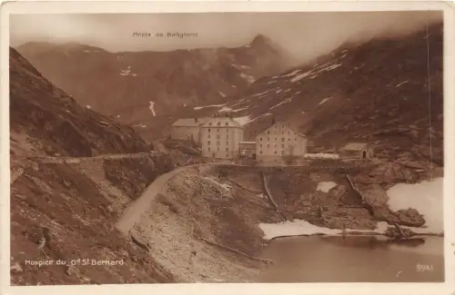 Lot 95 hospiz du grand st bernard schweiz echtfoto arete de babylone