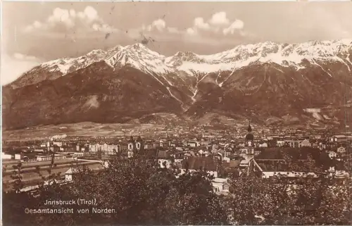 Lot 84 Innsbruck Tirol Gesamtansicht von Norden Echtfoto Österreich