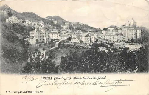 lot 22 cintra portugal palacio real e vista parcial Sintra