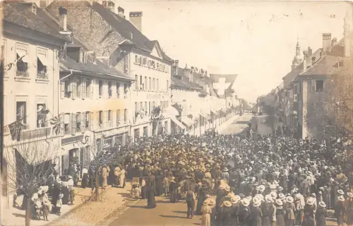 B20219 Bulle Prozession Funeraire Schweiz