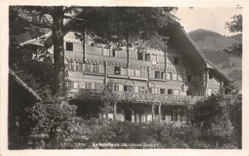 Lot 72 rossiniere switzerland le grand chalet Echtfoto