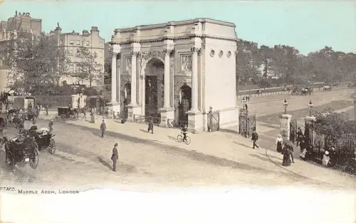 B85311 Wagen Marmorbogen London UK