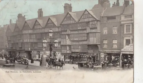 BF32117 alte Häuser in Holobonn London animiertes UK-Vorder-/Rückbild