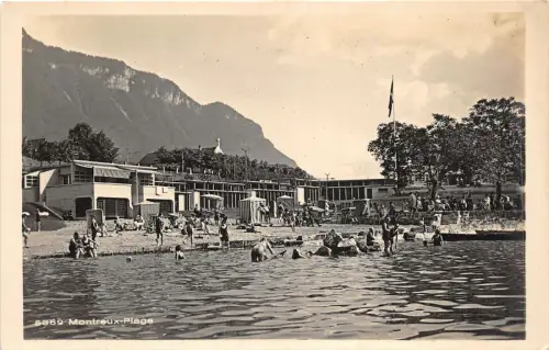 Lot 72 Echtfoto Montreux Schweiz der Strand