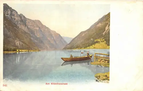Lot 36 am klonthalersee boot klontalersee schweiz