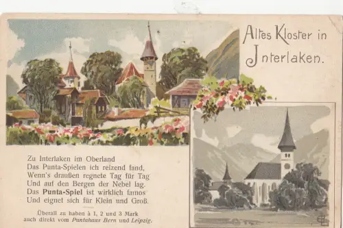 B80069 interlaken altes kloster schweiz Vorder-/Rückbild