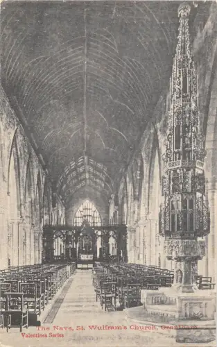 uk37297 st wulframs church the nave grantham real photo uk lot 11 uk