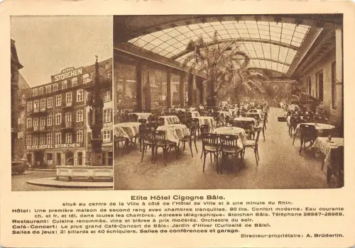 BR41603 Elite Hotel Cigogne Bale situe au centre de la ville Schweiz